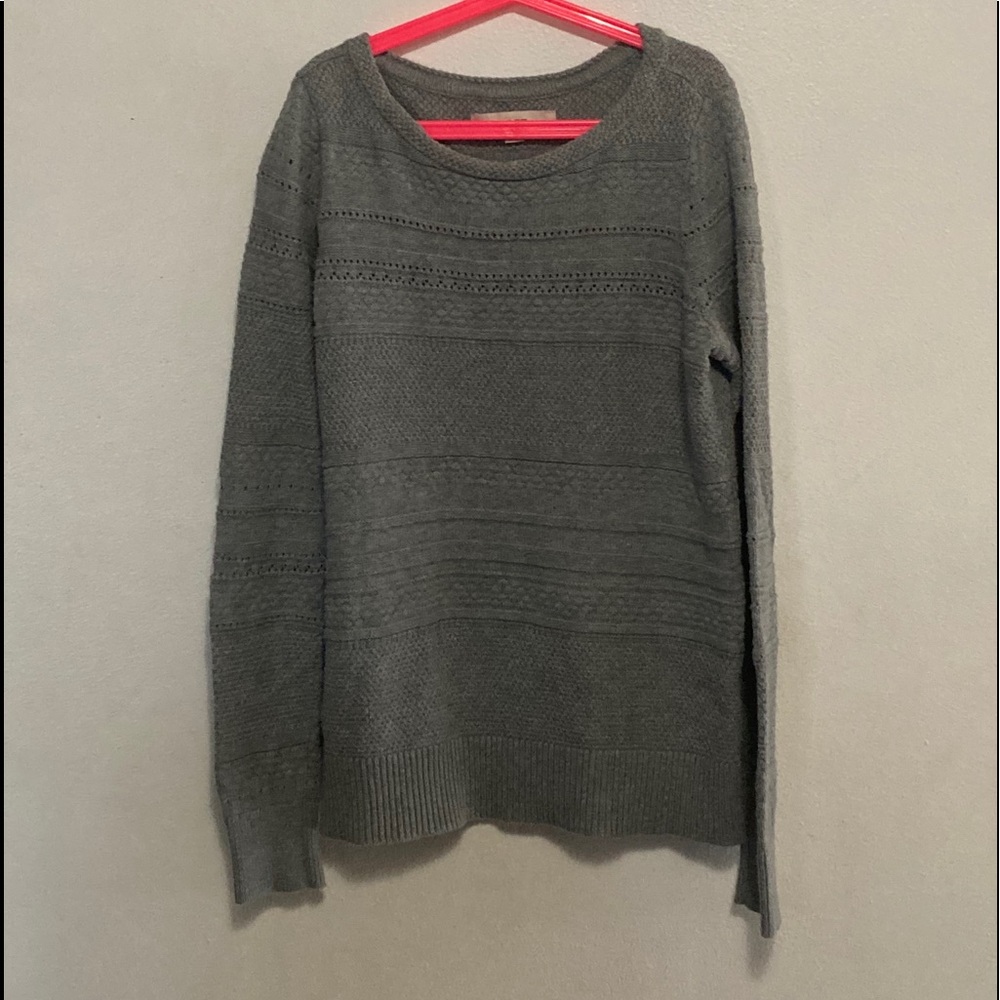 Ann Taylor Loft Gray Sweater